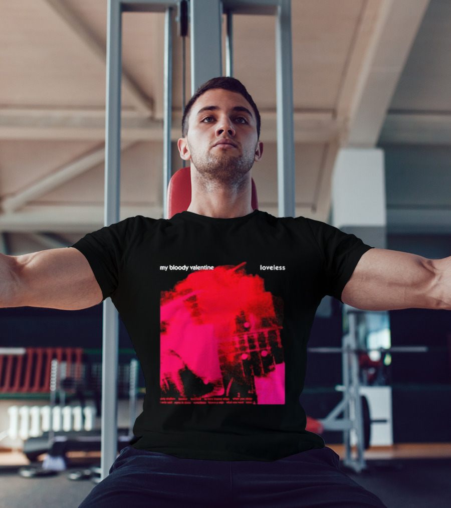 My Bloody Valentine Loveless Album Cover Classic Shoegaze Music Fan Favorite T-Shirt