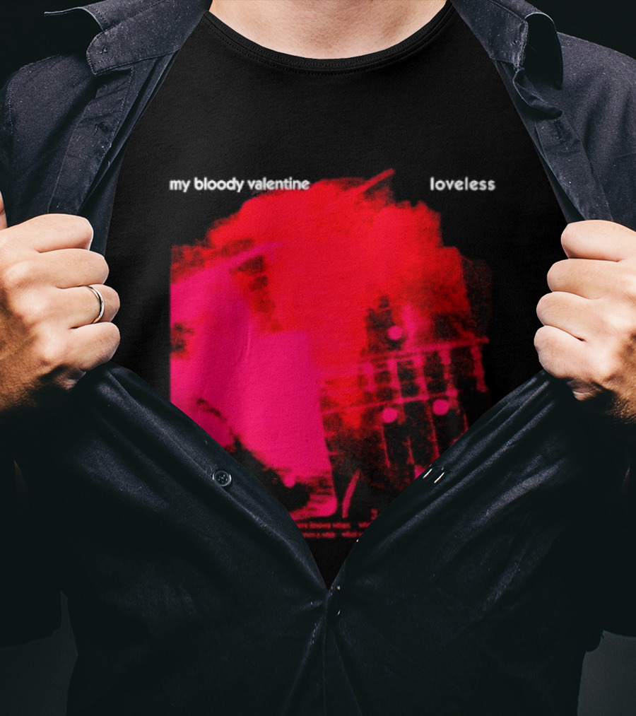 My Bloody Valentine Loveless Album Cover Classic Shoegaze Music Fan Favorite T-Shirt