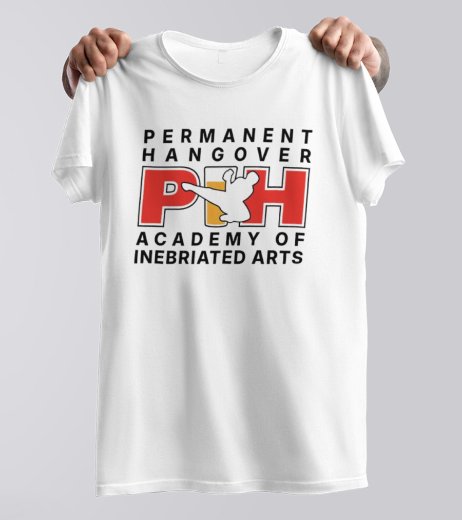 Permanent Hangover PIH Academy Of Inebriated Arts T-Shirt