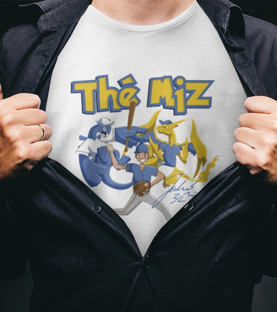 The Miz Milwaukee Brewers Pokemon Crossover Animated T-Shirt