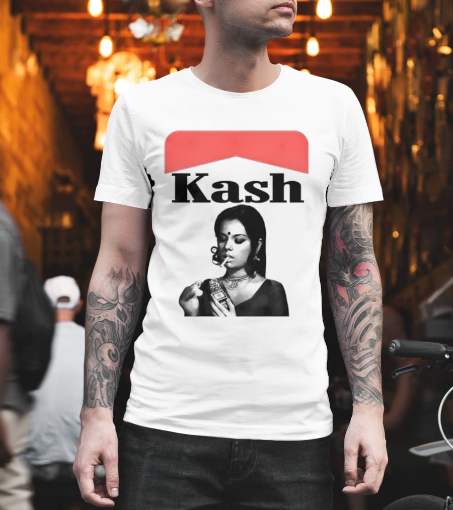 Mumtaz Kash Marlboro Iconic Red Collar T-Shirt
