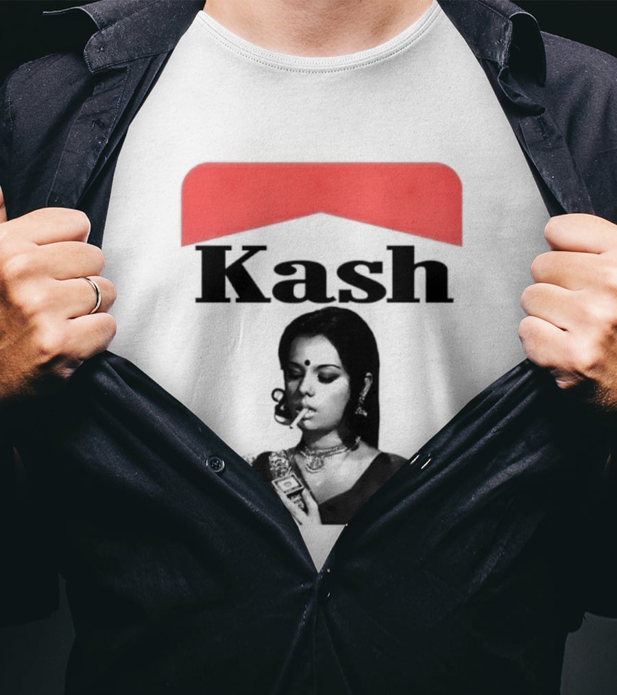 Mumtaz Kash Marlboro Iconic Red Collar T-Shirt