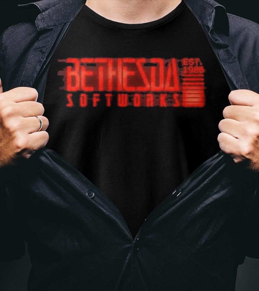 Bethesda Softworks Est 1986 Retro Gaming Nostalgia T-Shirt