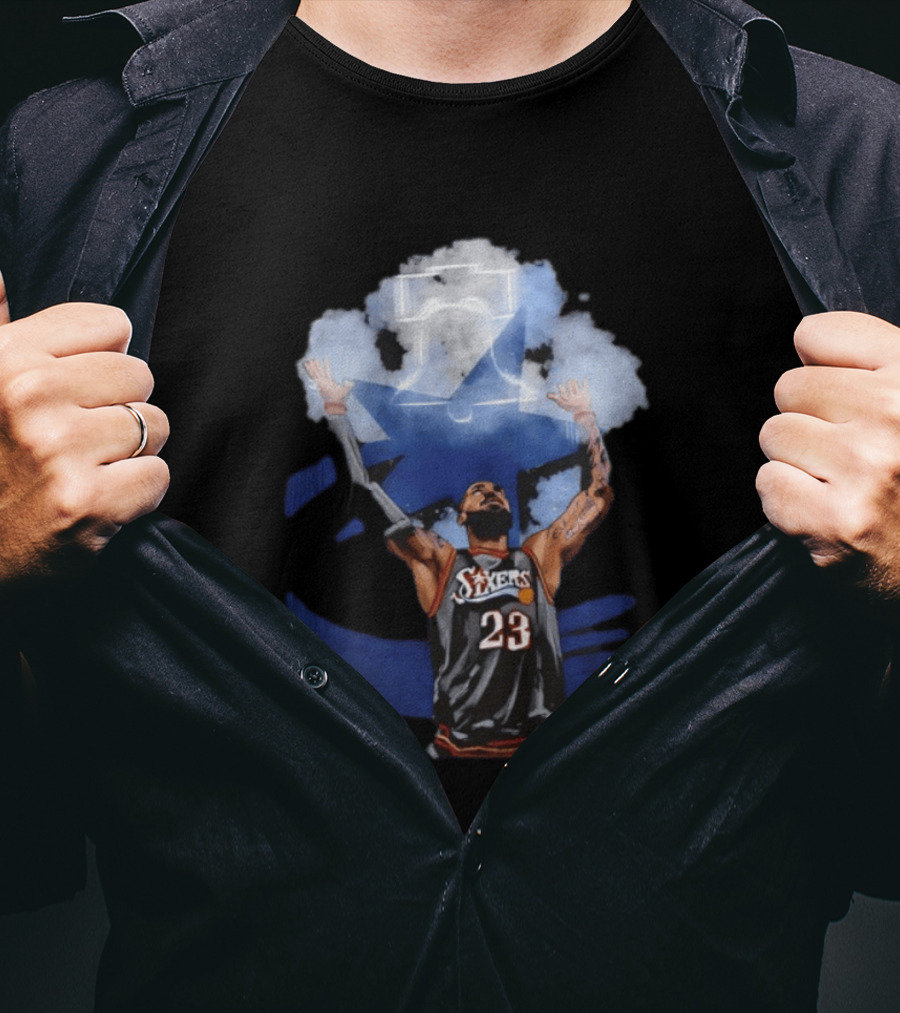 Philadelphia 76ers LeBron James 23 With Bells On Cloud 5 T-Shirt