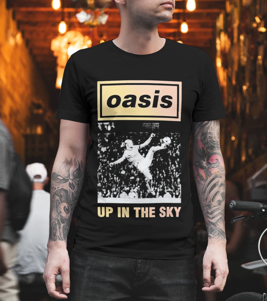 Oasis Up In The Sky Erling Haaland Soccer Kick T-Shirt