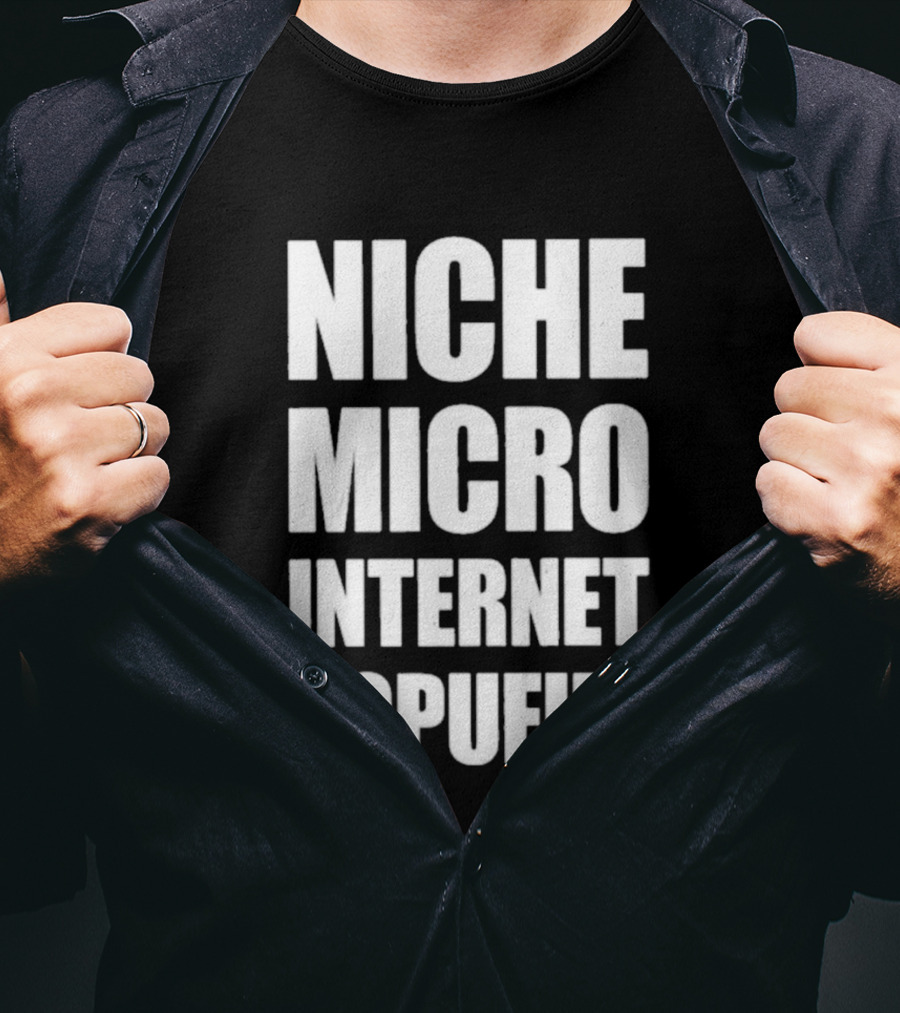 Niche Micro Internet Popufur Trendy Expression T-Shirt