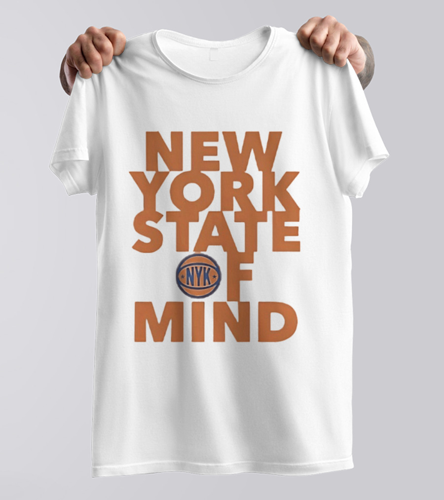 New York State Of Mind NYC Basketball T-Shirt