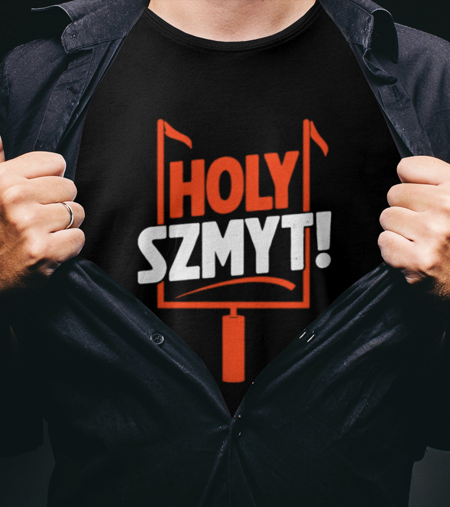 Andre Szmyt Holy Szmyt Cleveland Browns Football Uprights T-Shirt