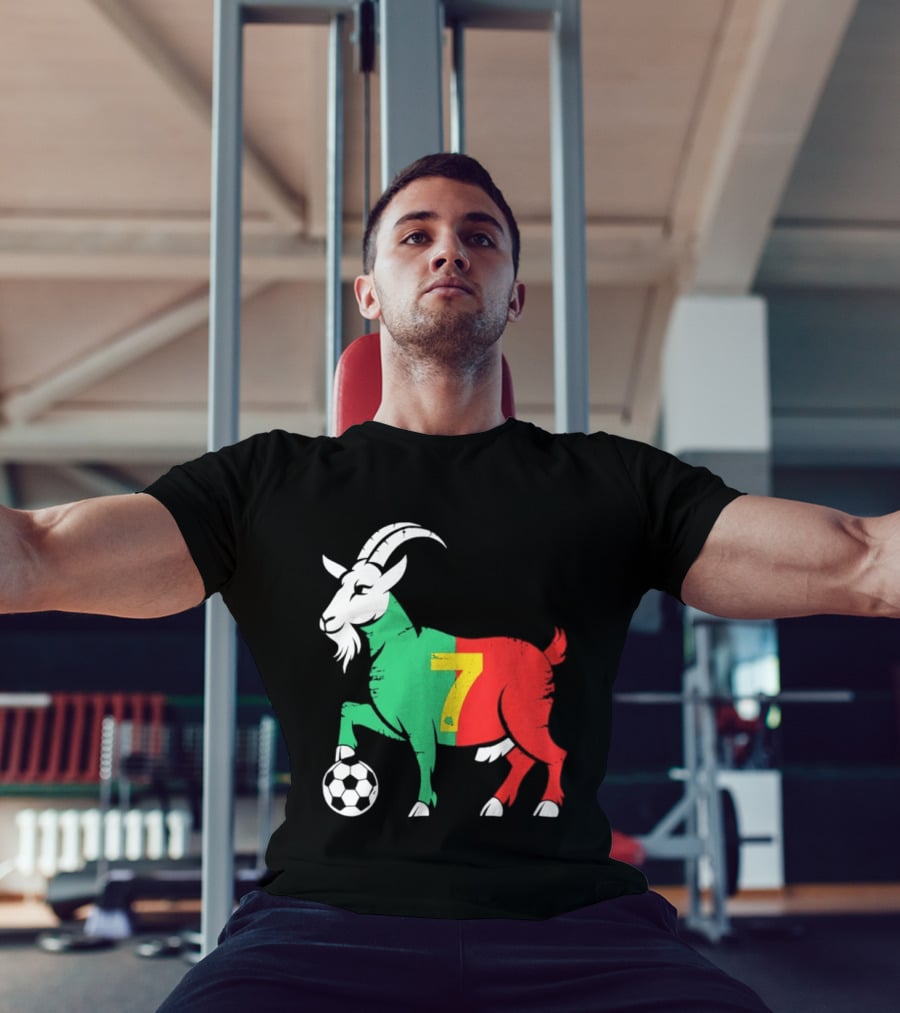 Cristiano Ronaldo GOAT 7 Portugal Soccer T-Shirt