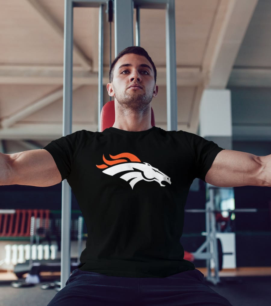 Denver Broncos Damn Right I Am A Broncos Now And Forever Signatures Two Sided T-Shirt