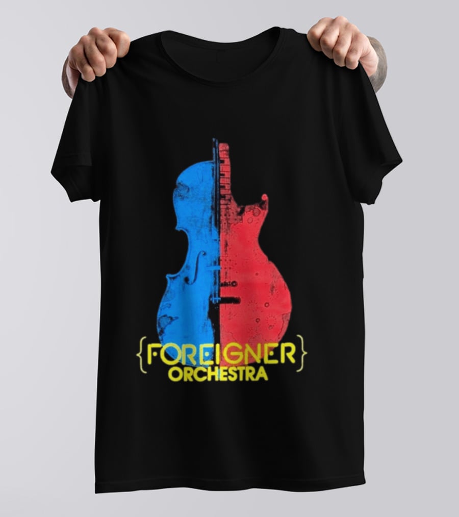 Foreigner Orchestra Violin Guitar Fusion T-Shirt