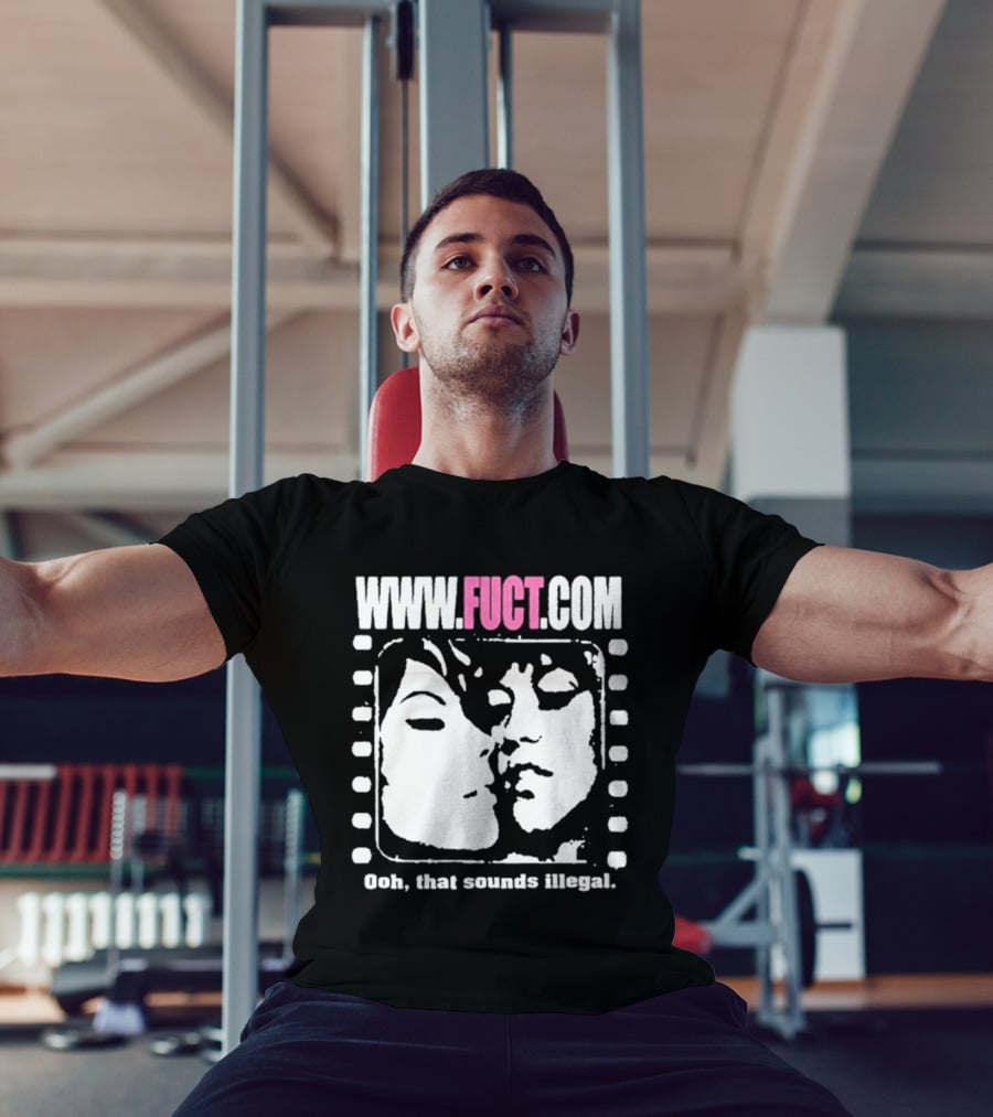 WWW.FUCT.COM Oh That Sounds Illegal T-Shirt