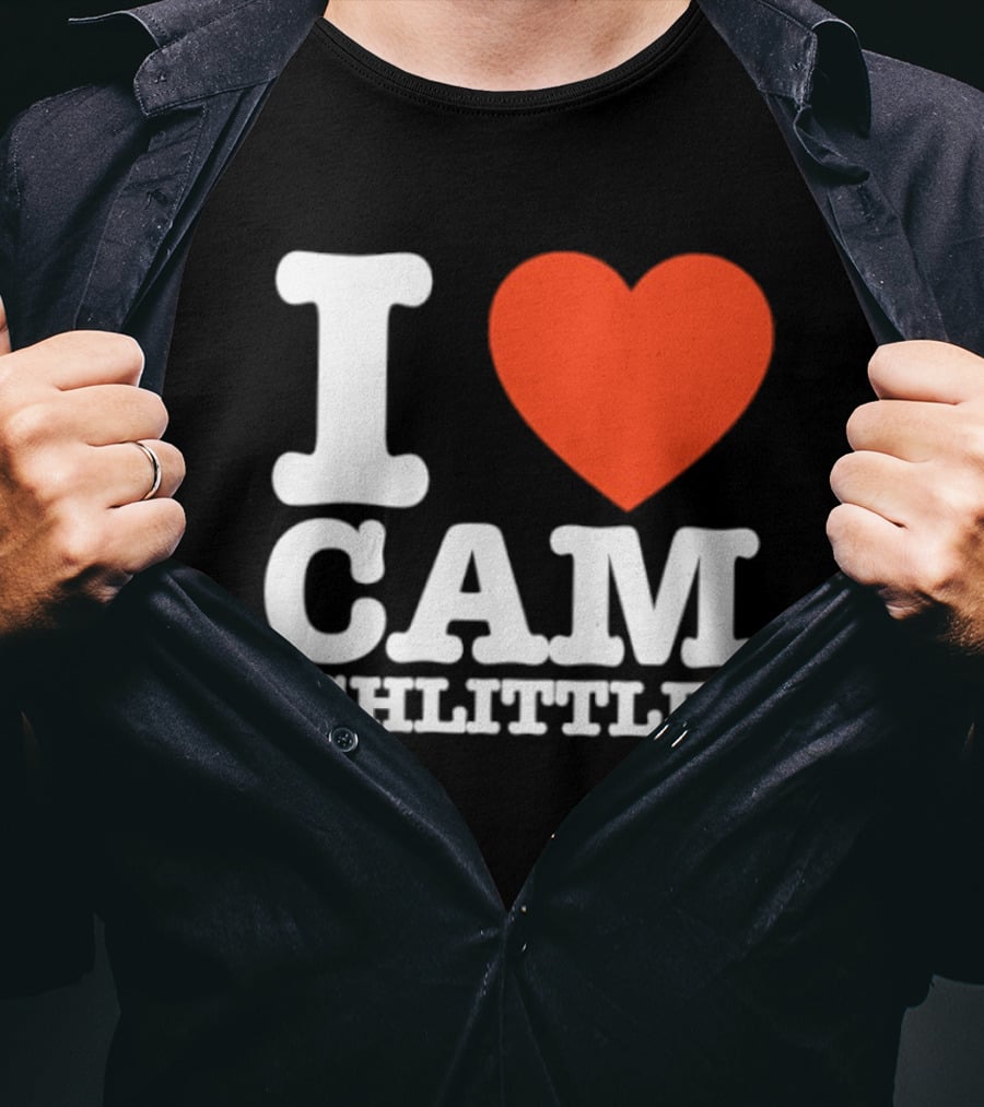 I Love Cam Schlittler Red Heart T-Shirt