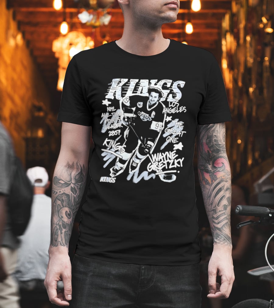 Los Angeles Kings Wayne Gretzky NHL All Time Points Leader Hockey Legend T-Shirt