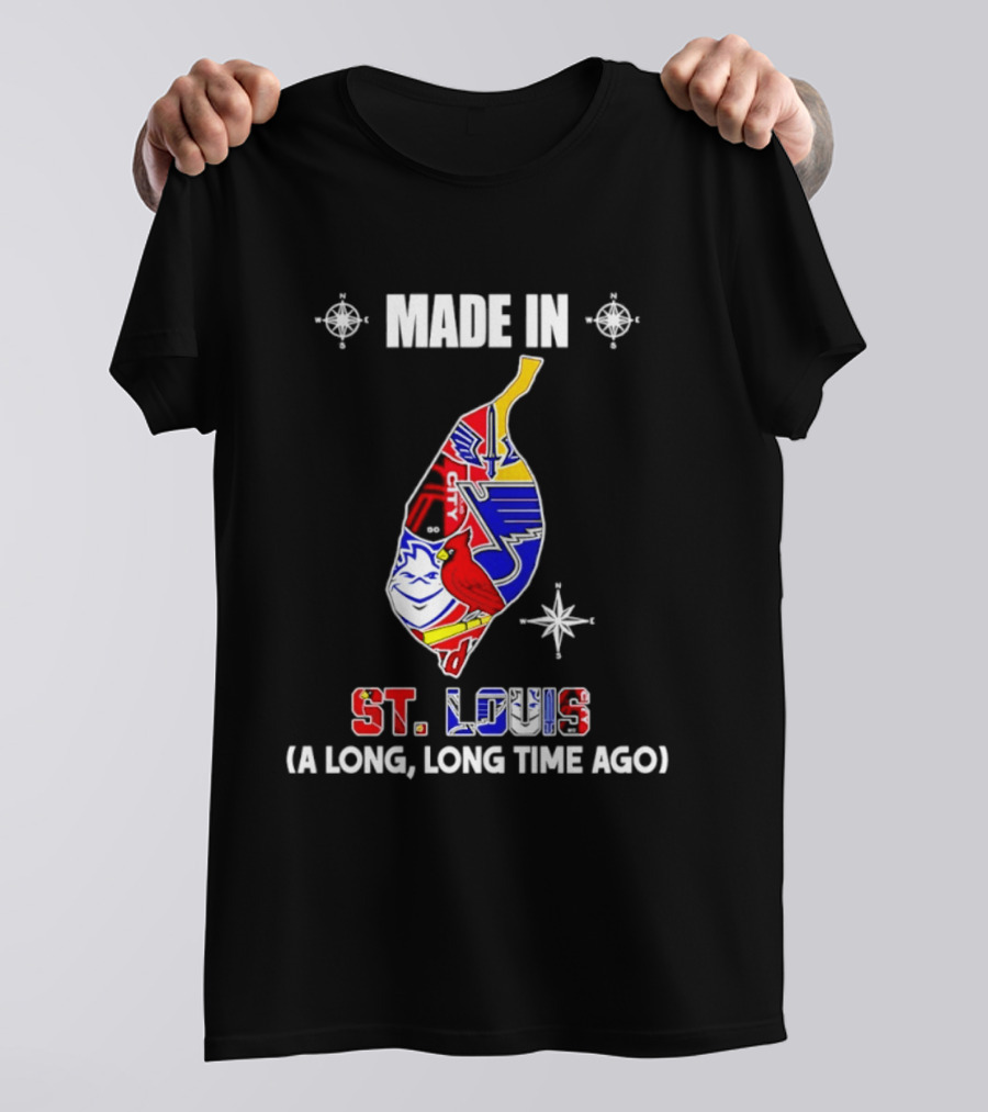 Made In St Louis Map 2026 Season A Long Long Time Ago T-Shirt