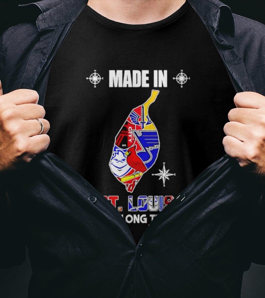 Made In St Louis Map 2026 Season A Long Long Time Ago T-Shirt