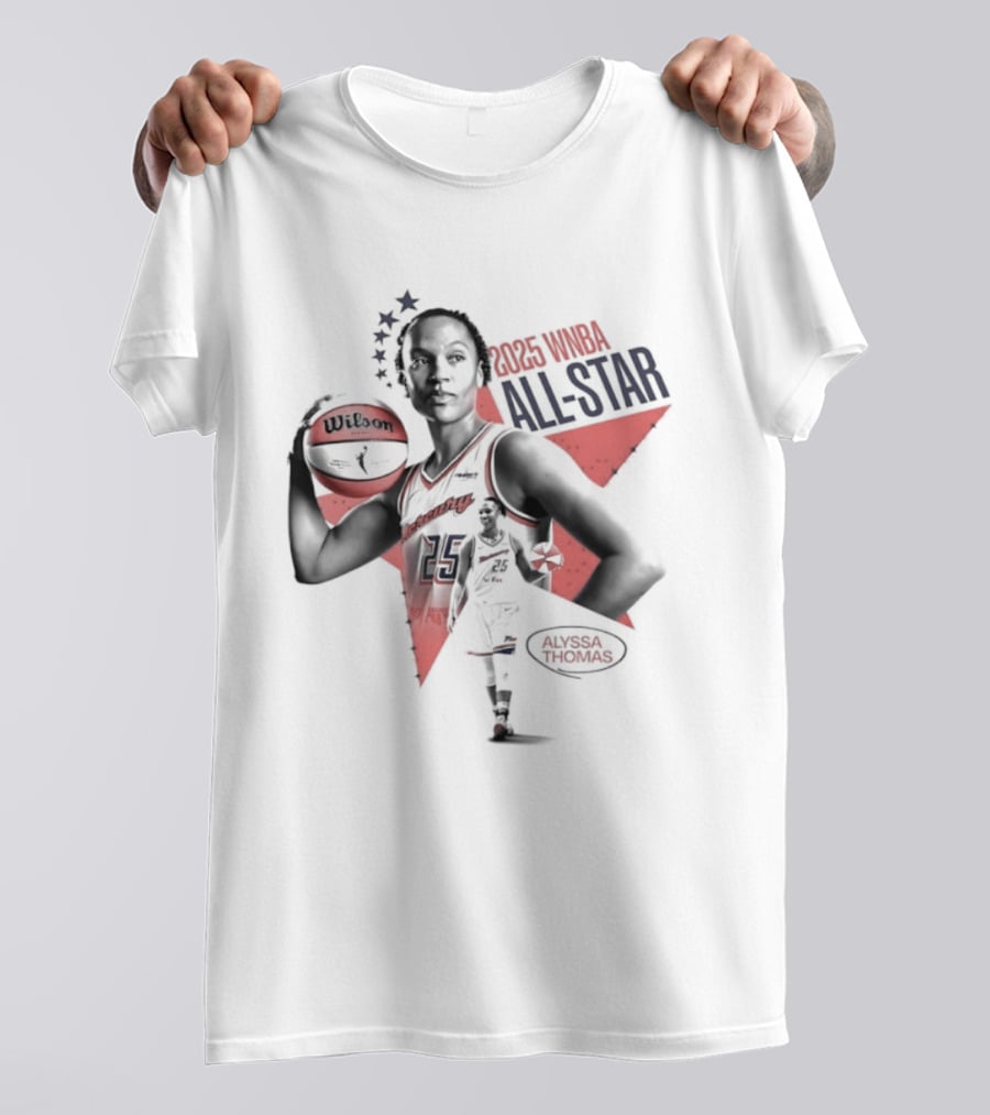 Alyssa Thomas 2025 WNBA All Star Phoenix Mercury T-Shirt