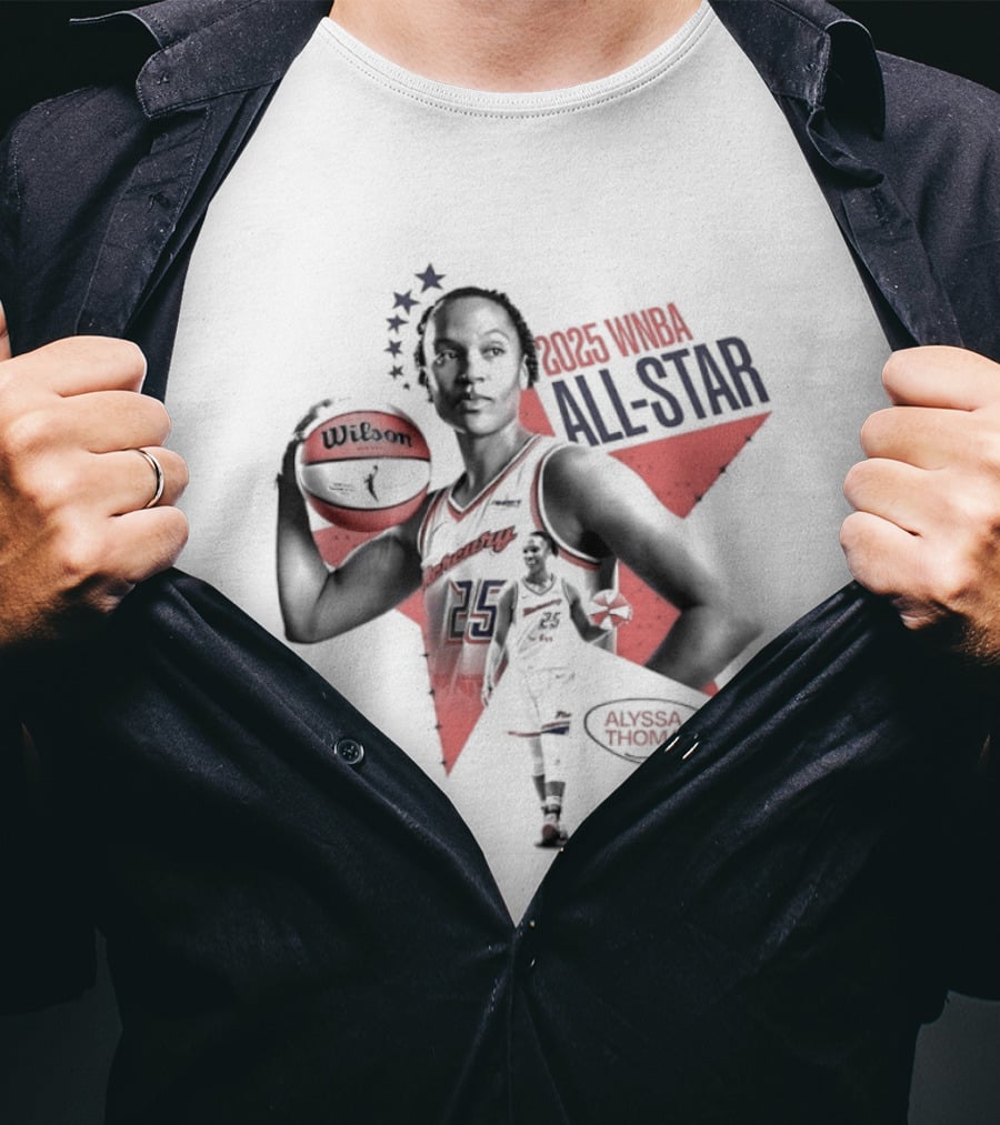 Alyssa Thomas 2025 WNBA All Star Phoenix Mercury T-Shirt