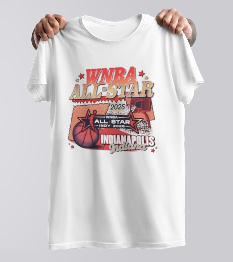 WNBA All Star 2025 Indianapolis Indy Basketball Game Indiana Fever T-Shirt