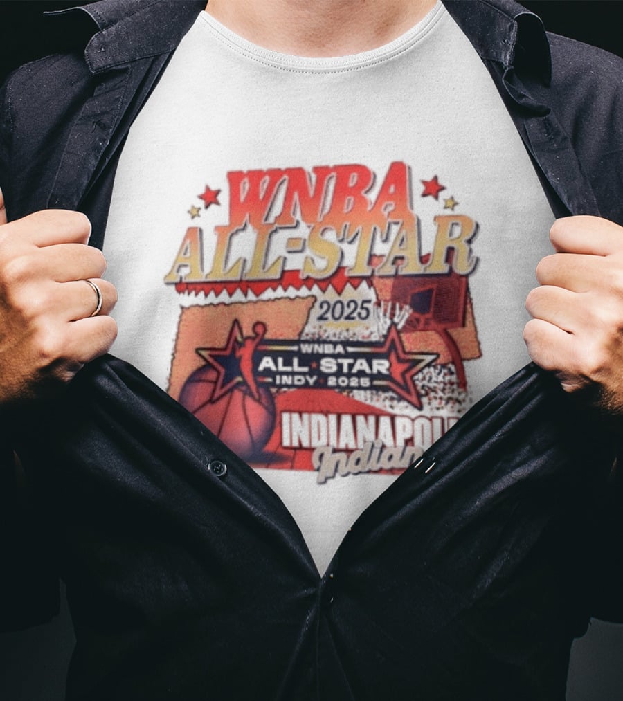 WNBA All Star 2025 Indianapolis Indy Basketball Game Indiana Fever T-Shirt
