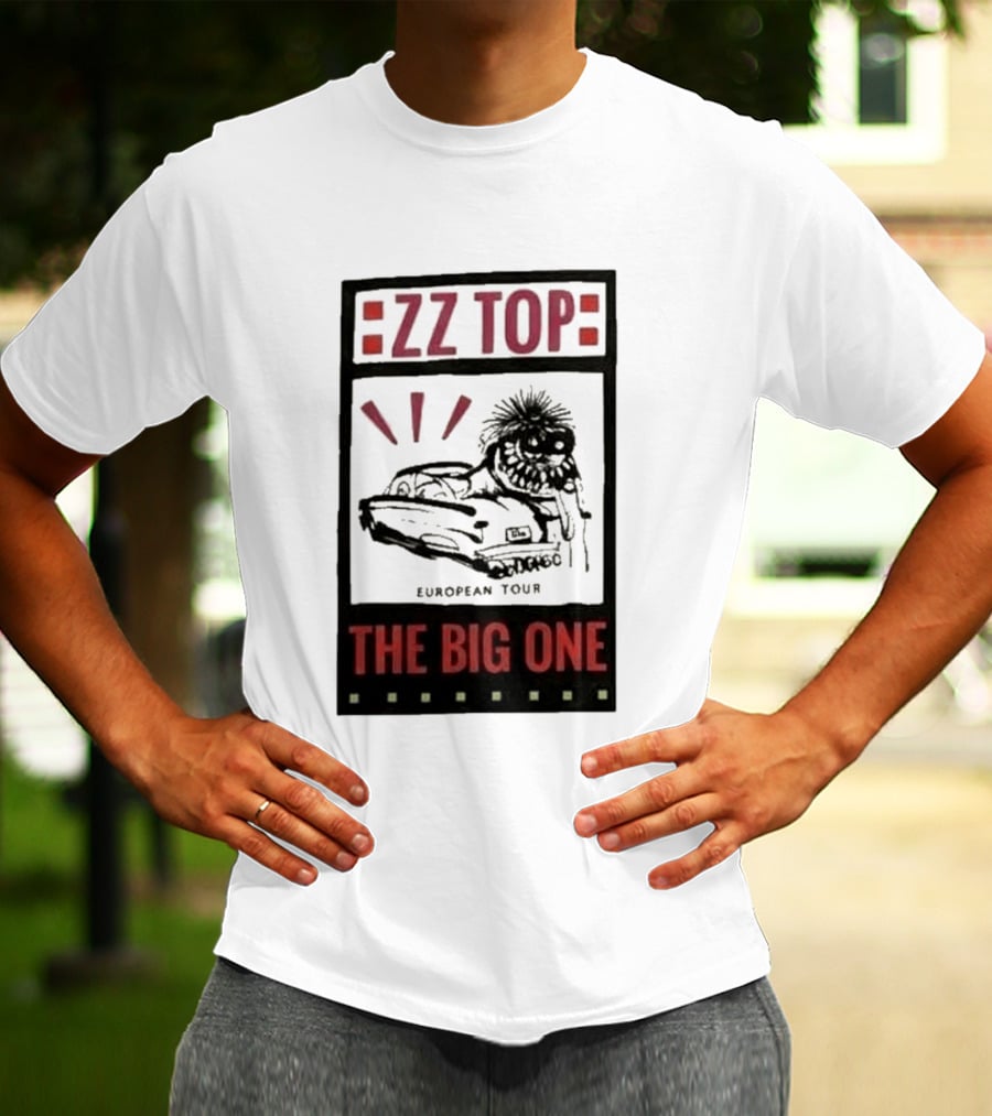 ZZ Top The Big One European Tour Poble Espanyol Barcelona Spain July 19 2026 T-Shirt