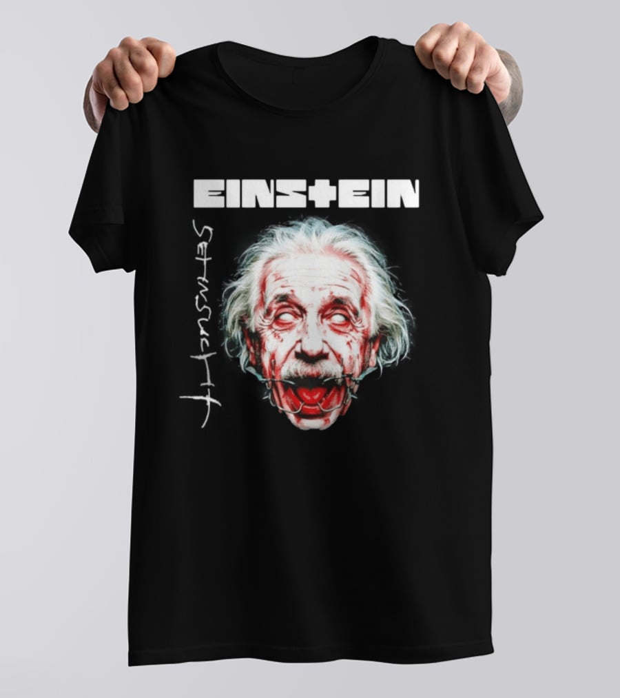 Eins+Ein Sehnsucht Albert Einstein Rammstein T-Shirt