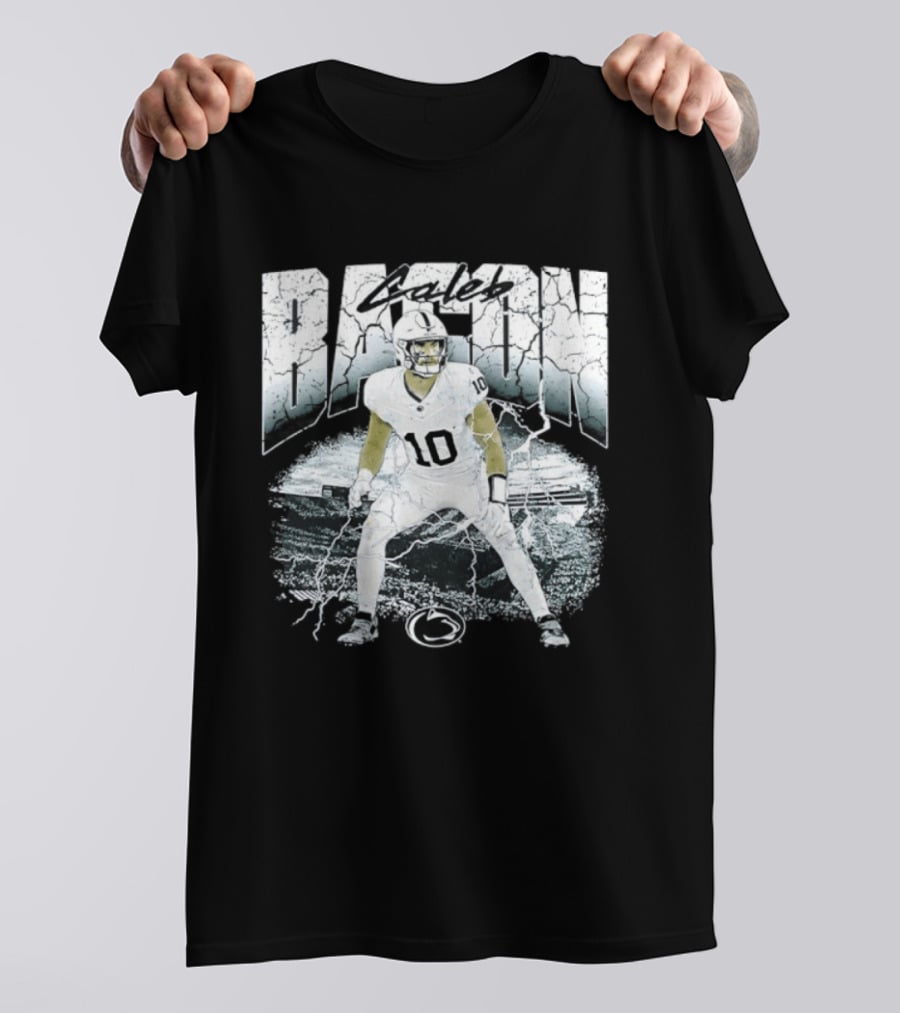 Caleb Bacon 10 Penn State Nittany Lions NCAA Football Player T-Shirt