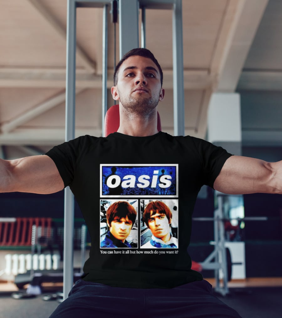 Oasis You Can Have It All But How Much Do You Want It Music Band T-Shirt
