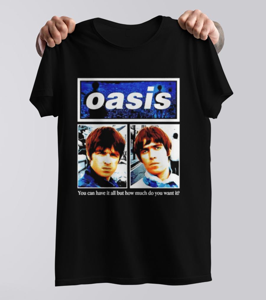 Oasis You Can Have It All But How Much Do You Want It Music Band T-Shirt