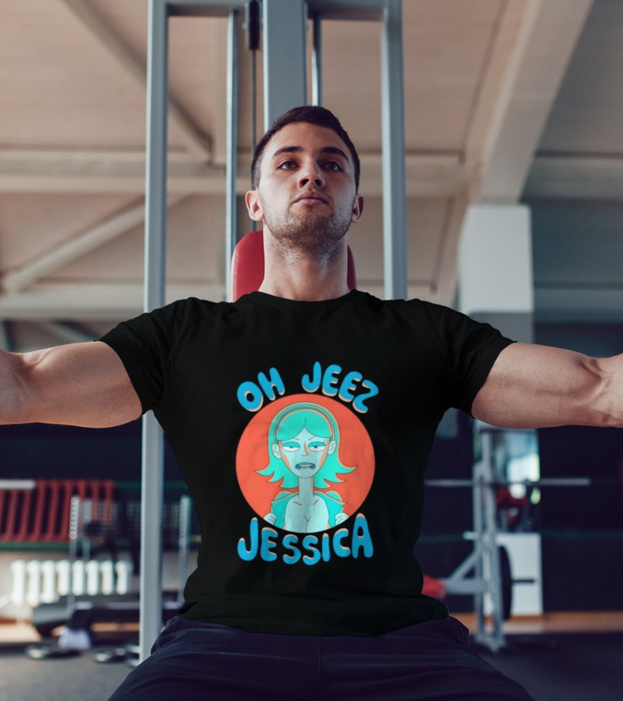 Oh Jeez Jessica Rick And Morty Adult Swim T-Shirt