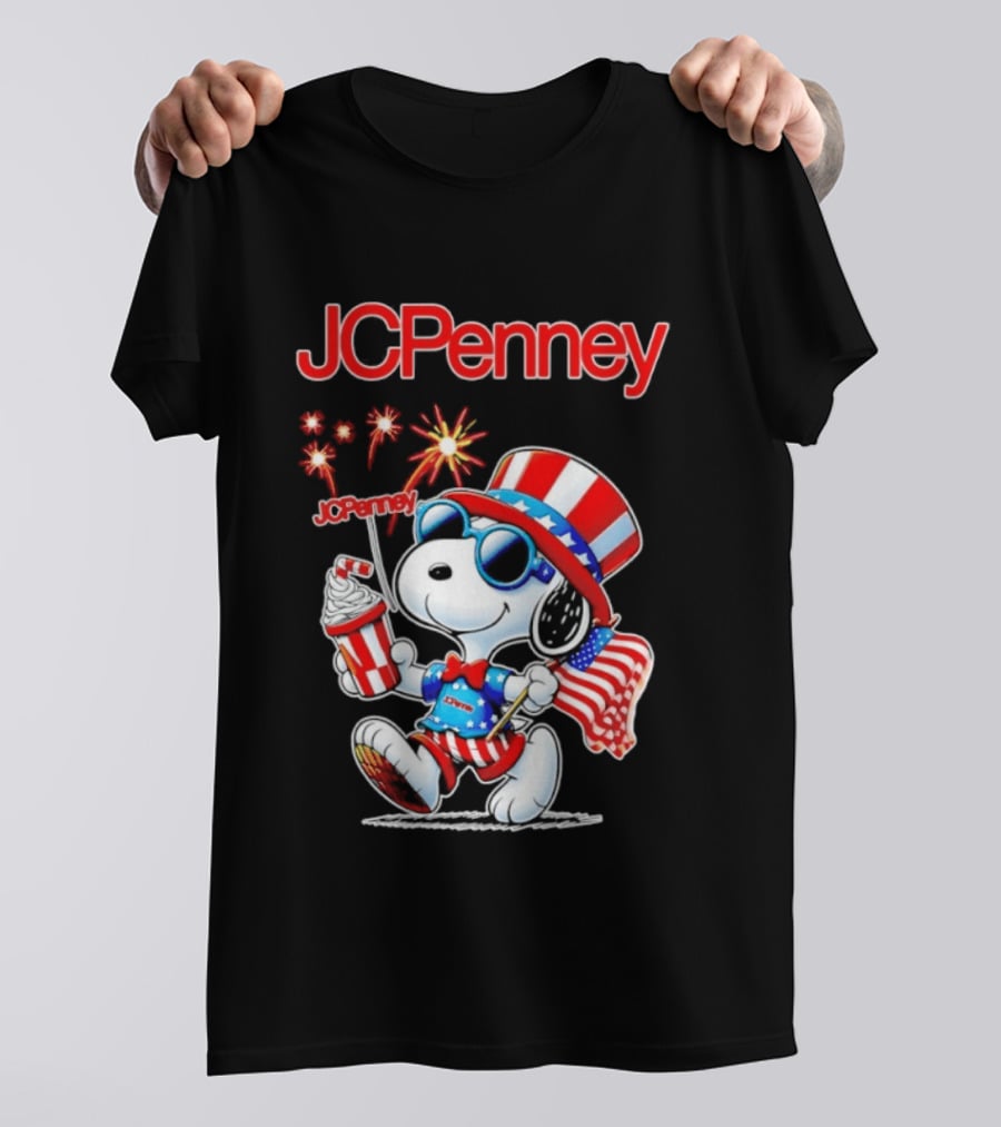 JCPenney Snoopy America 1776 2026 250th Anniversary Celebration T-Shirt