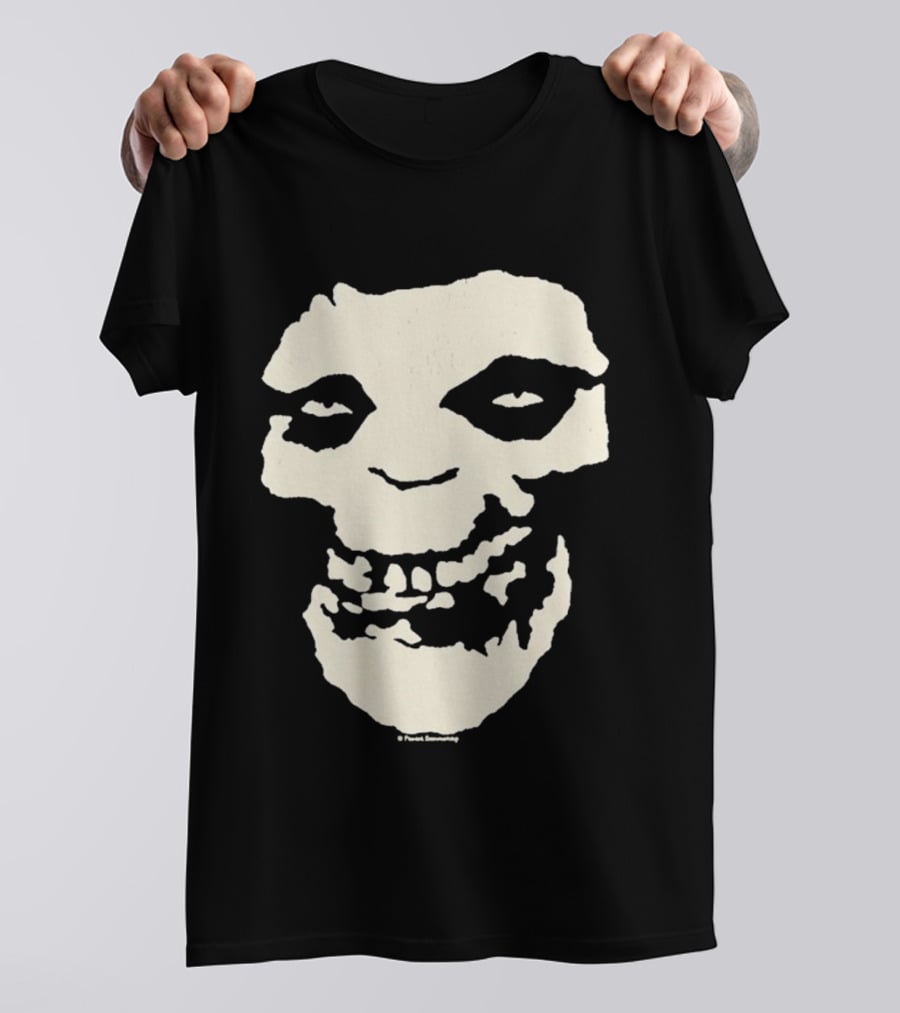 SUGA BTS Crimson Ghost Skull Misfits Collaboration T-Shirt