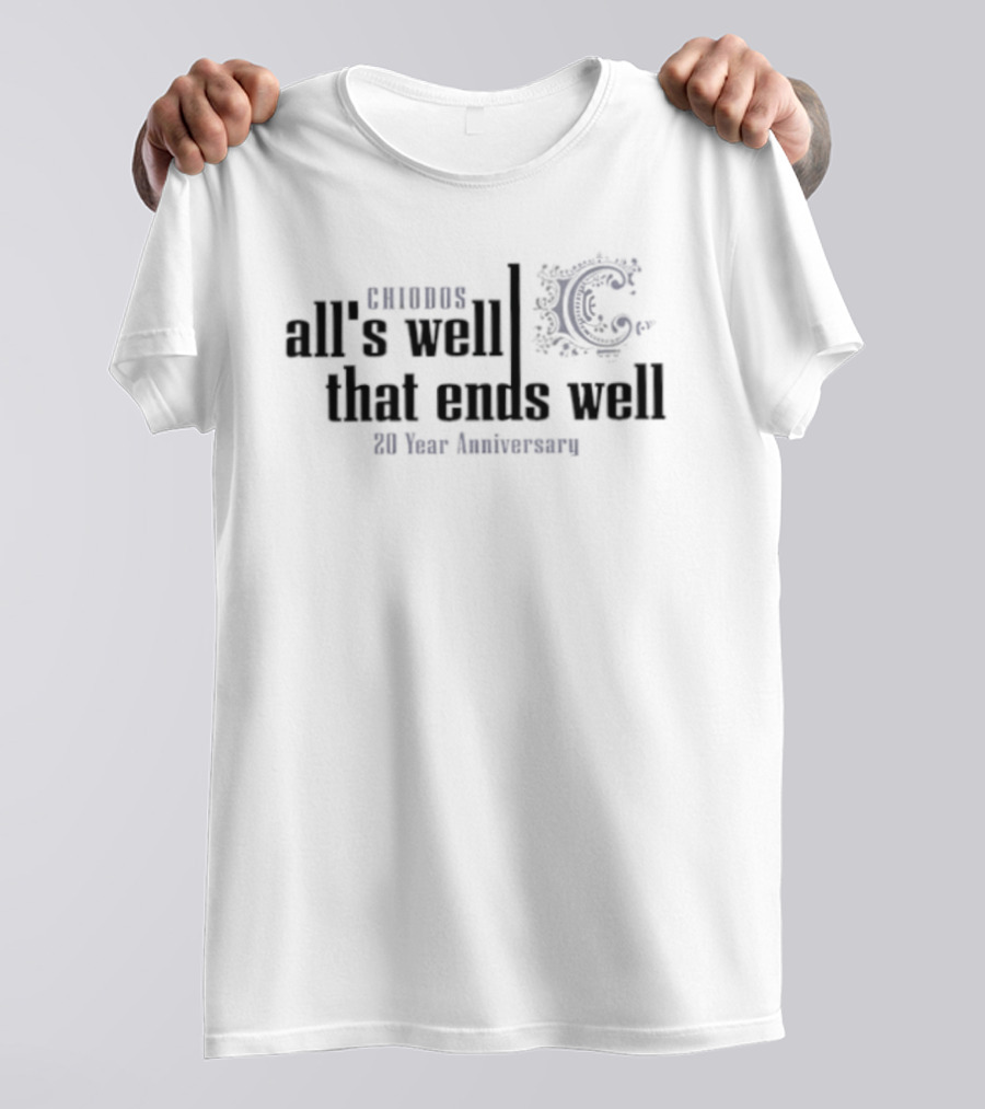 Chiodos All's Well That Ends Well 20 Year Anniversary T-Shirt
