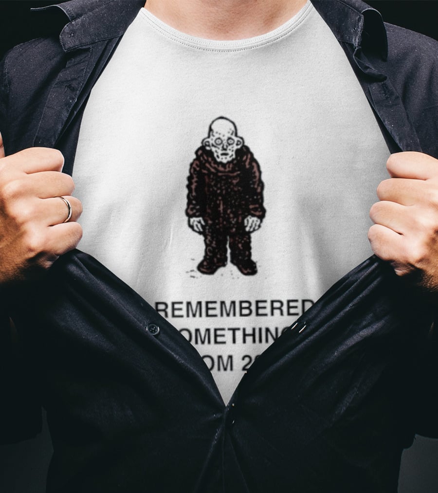 I Remembered Something From 2007 Silhouette Nostalgia T-Shirt