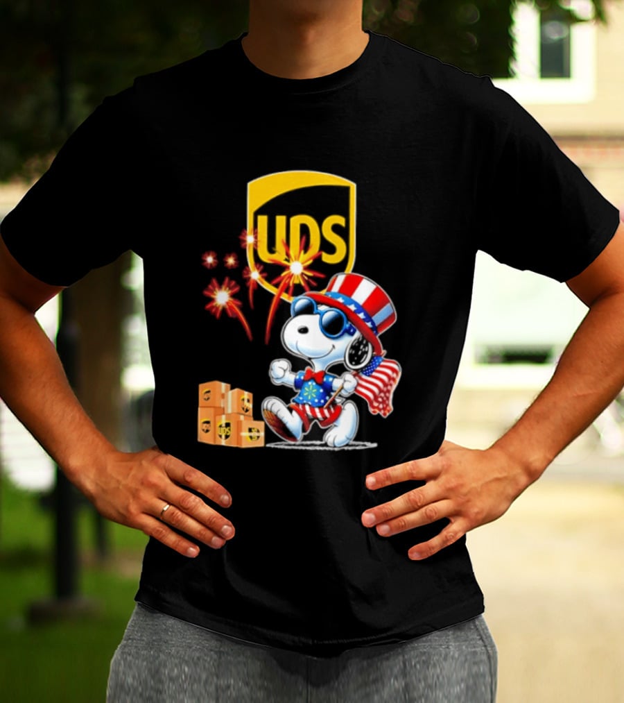 Snoopy UPS 250th Anniversary America 1776 2026 Celebration T-Shirt