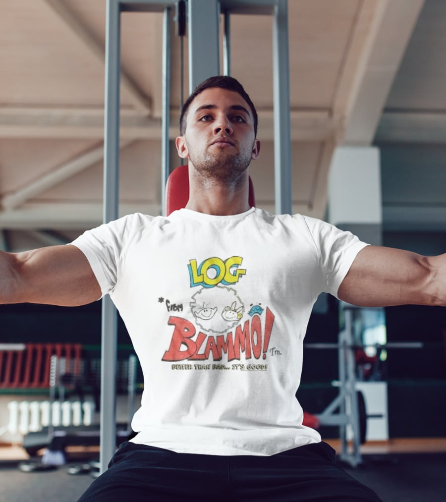Log Blammo Better Than Bad It's Good Ren & Stimpy T-Shirt