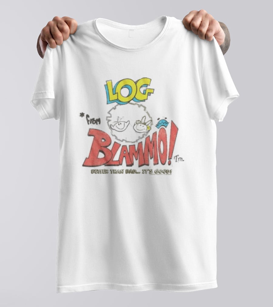 Log Blammo Better Than Bad It's Good Ren & Stimpy T-Shirt
