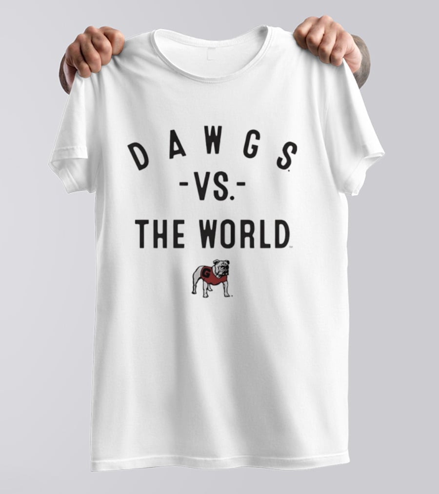 Georgia Bulldogs Dawgs Vs The World NCAA 2026 Season T-Shirt