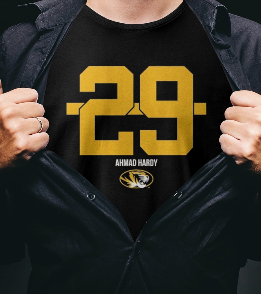 Ahmad Hardy 29 Missouri Tigers NCAA Football T-Shirt