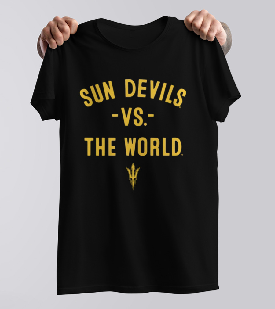 Sun Devils Vs The World NCAA 2026 Arizona State Season T-Shirt