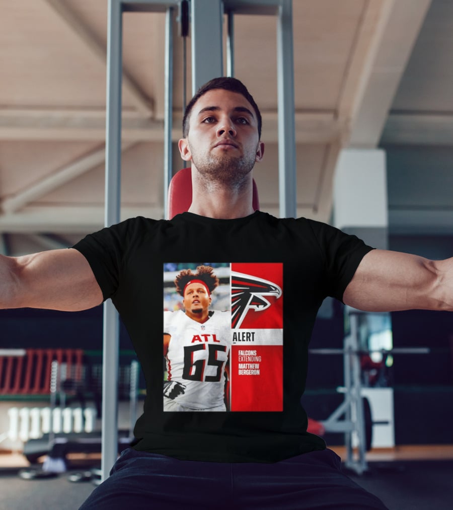 Atlanta Alert Falcons Extending Matthew Bergeron 2026 Season T-Shirt