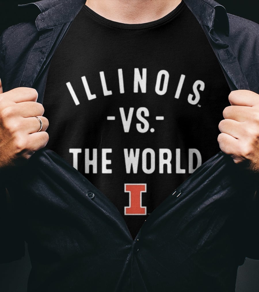 Illinois Fighting Illini Vs The World NCAA 2026 Season T-Shirt