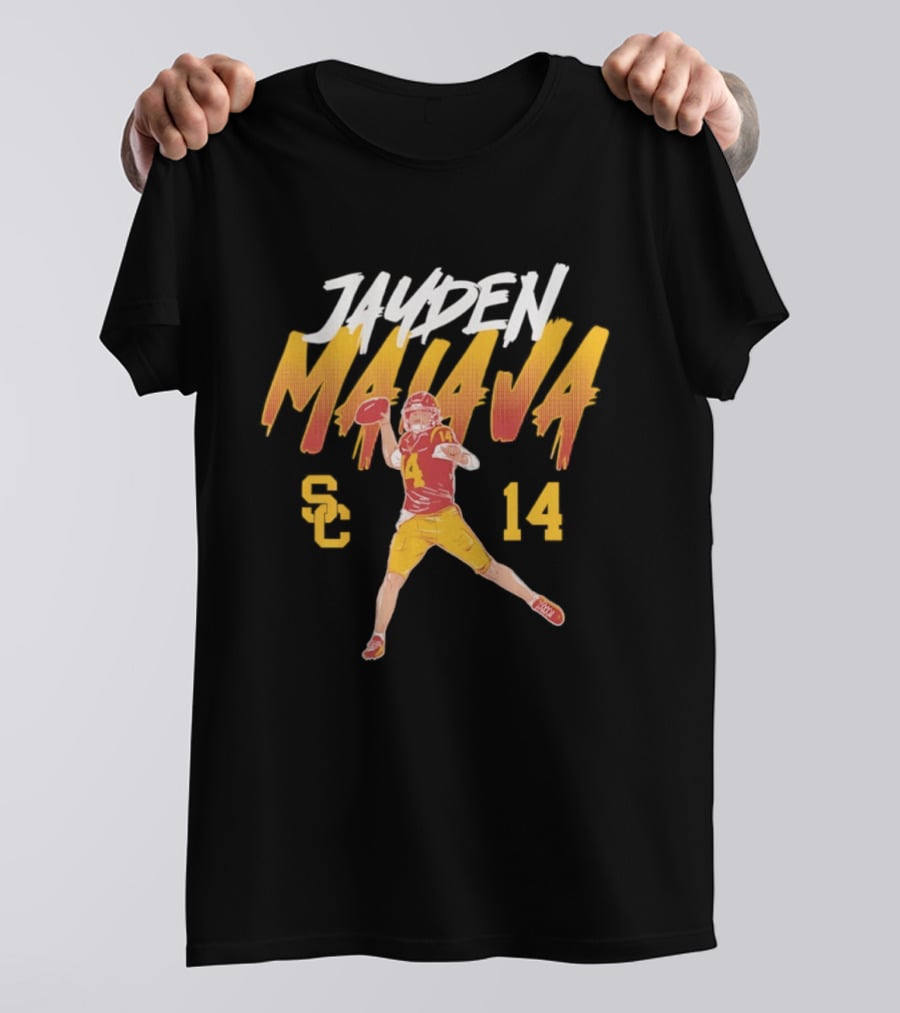 Jayden Maiava 14 USC Trojans Football SC 14 T-Shirt