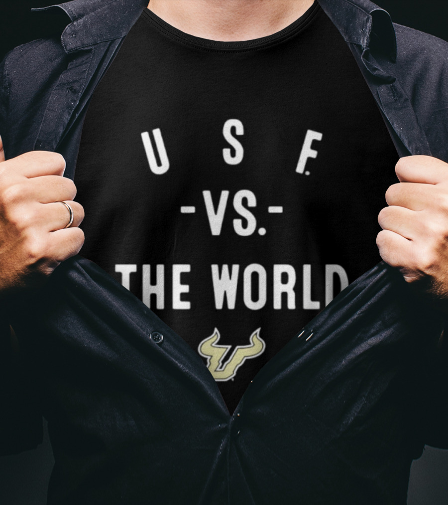 USF Bulls Vs The World 2026 NCAA Season South Florida T-Shirt