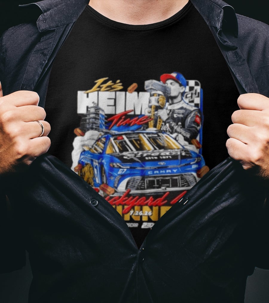 Heim Time Corey Heim 23XI Racing Brickyard 400 Winner 2026 T-Shirt