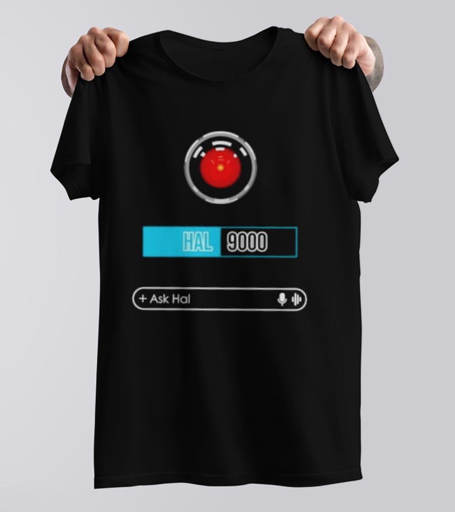 HAL 9000 Interface Ask Hal 2001 A Space Odyssey T-Shirt