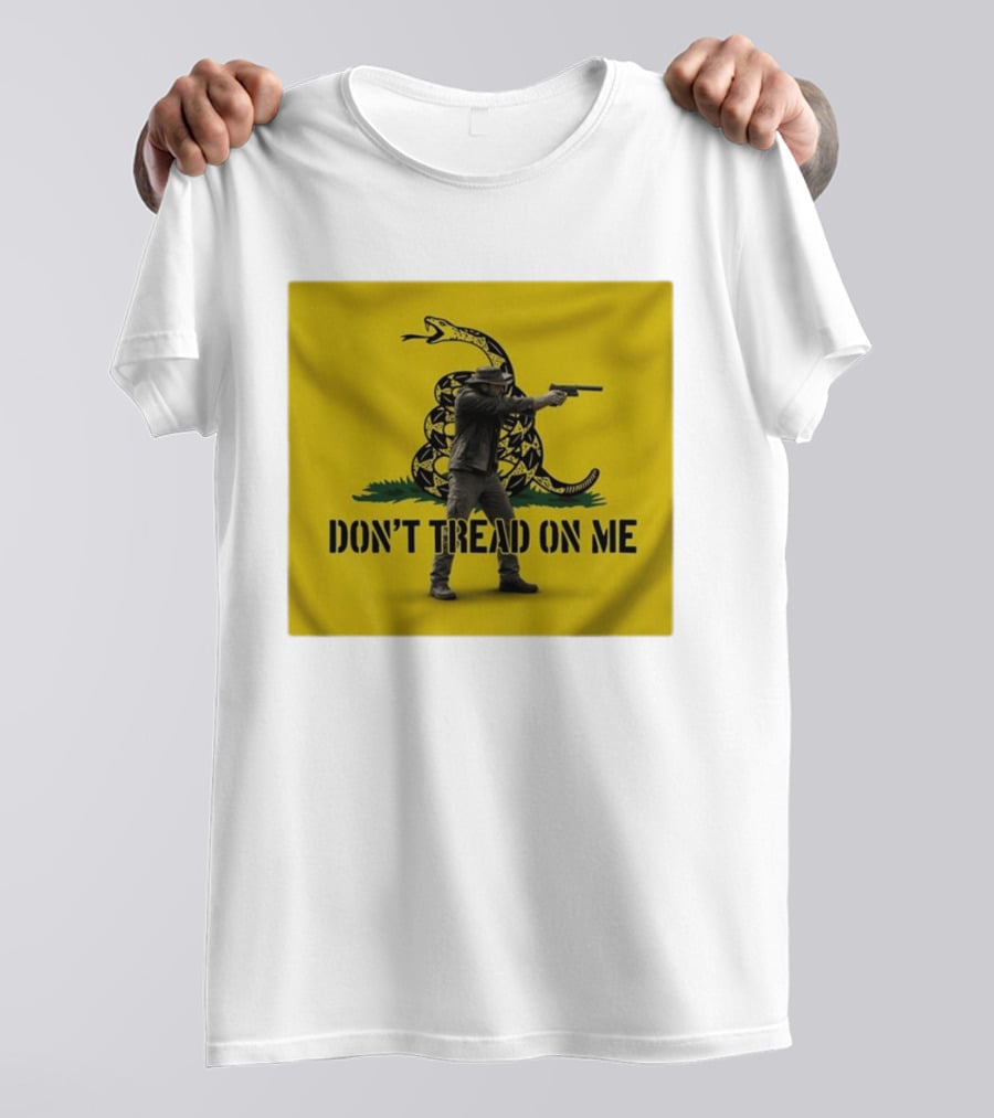 Jordan Salinas Don't Tread On Me Gadsden Flag Cowboy Gun T-Shirt