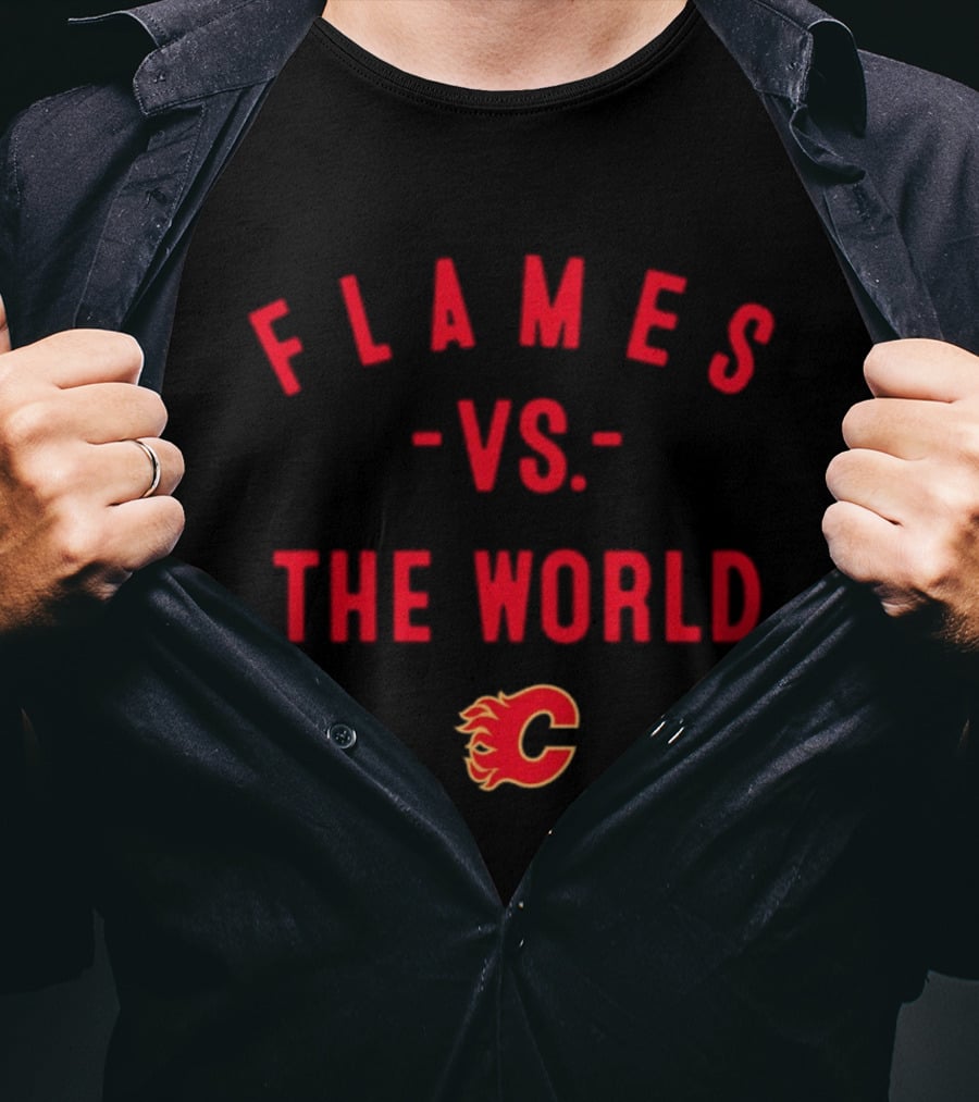 Calgary Flames Vs The World NHL 2026 T-Shirt