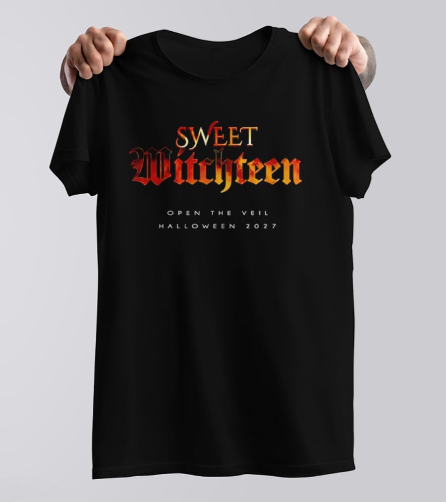 Sweet Witchteen Open The Veil Halloween 2027 Celebration T-Shirt