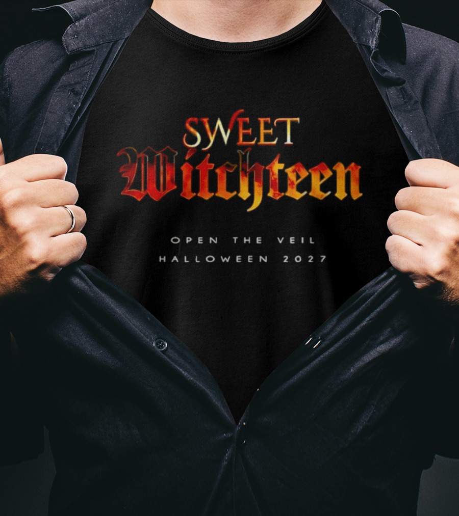 Sweet Witchteen Open The Veil Halloween 2027 Celebration T-Shirt